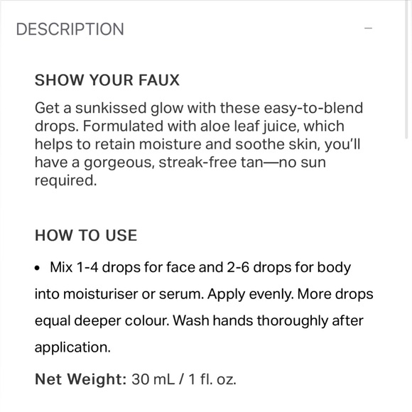 Morphe Faux Show Sunless Tanning Face & Body Drops- New in Box! - Picture 3 of 6